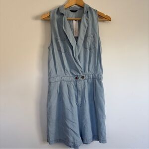 NWT 1250C Vici lightweight denim short romper Size: Small